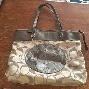 Coach large shoulder bag